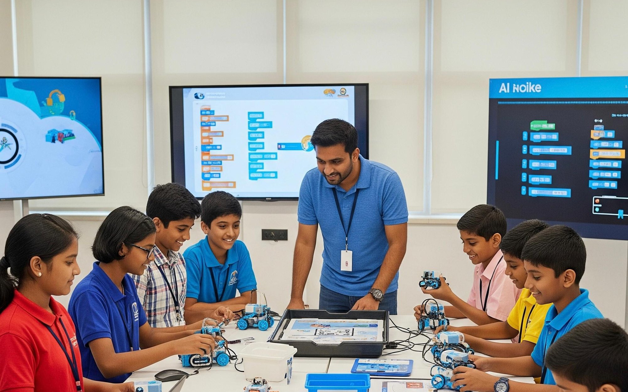 Robotics class for children