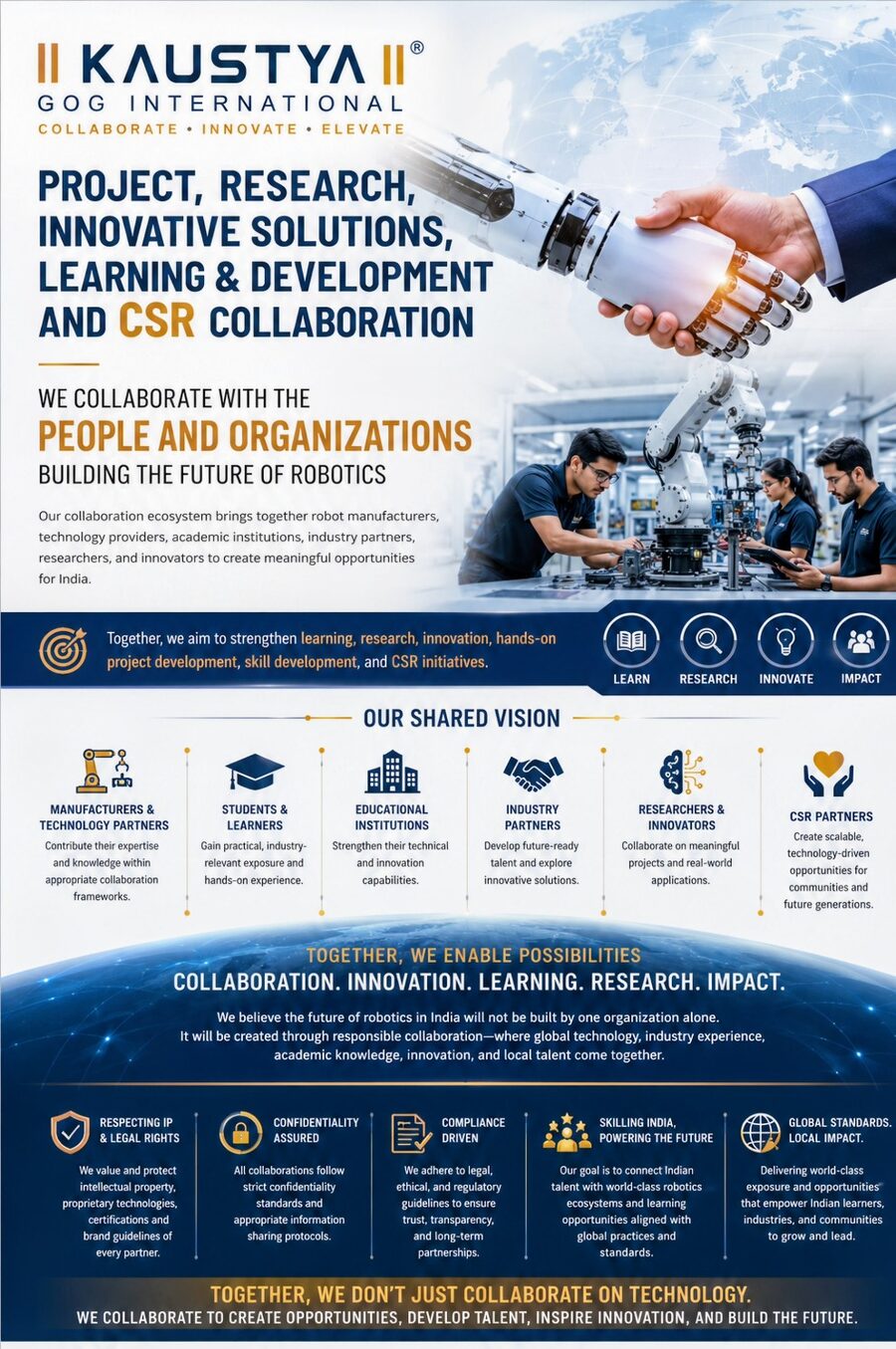 KAUSTYA GOC International — project, research, innovative solutions, learning & development and CSR collaboration