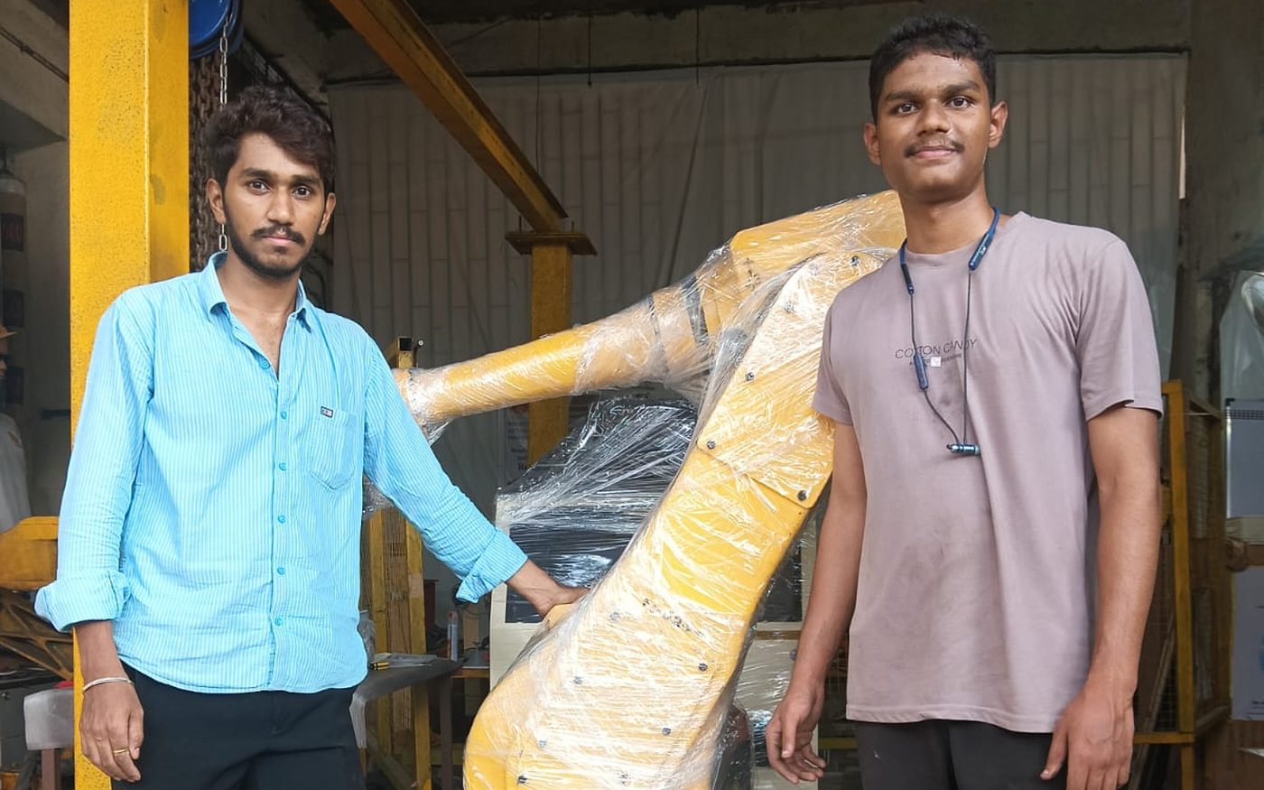 Robot arm installation