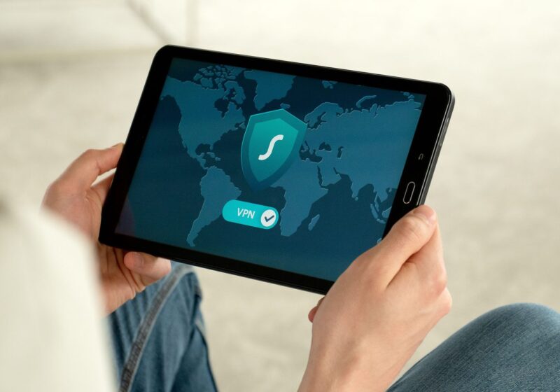 Secure connection on a tablet