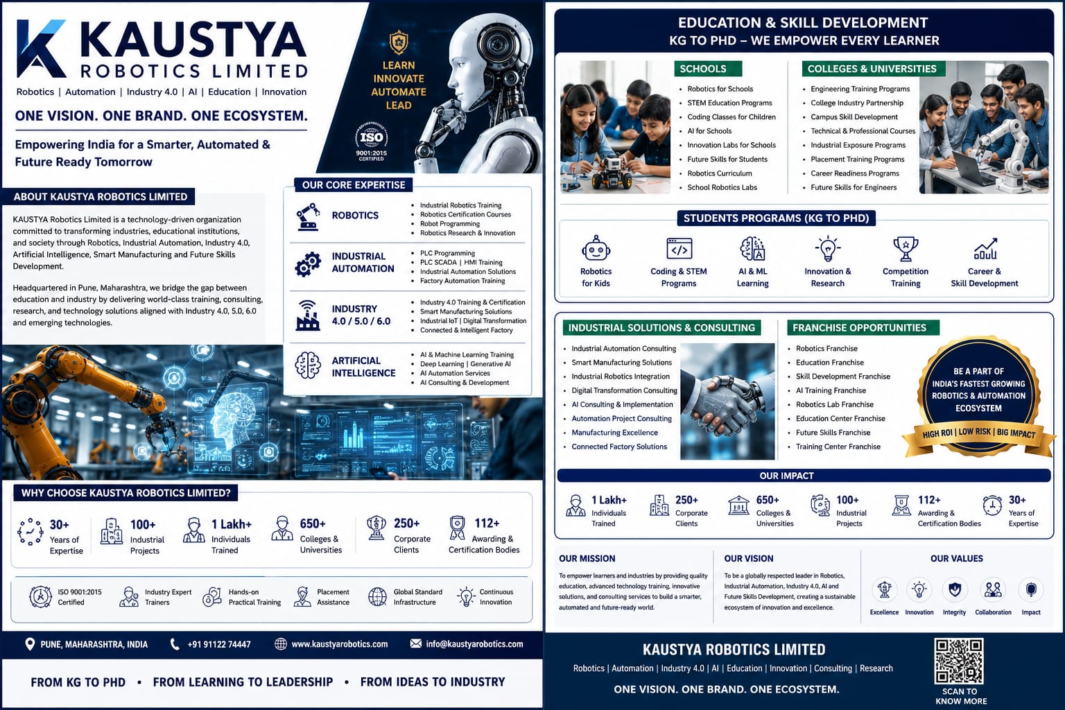 KAUSTYA Robotics Limited: from KG to PhD, one learning ecosystem
